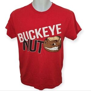 Retro OHIO STATE BUCKEYES Tee Adult Small 100% Cotton T-Shirt
